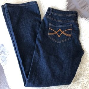 Jane Doe Dark Denim Flare Jeans